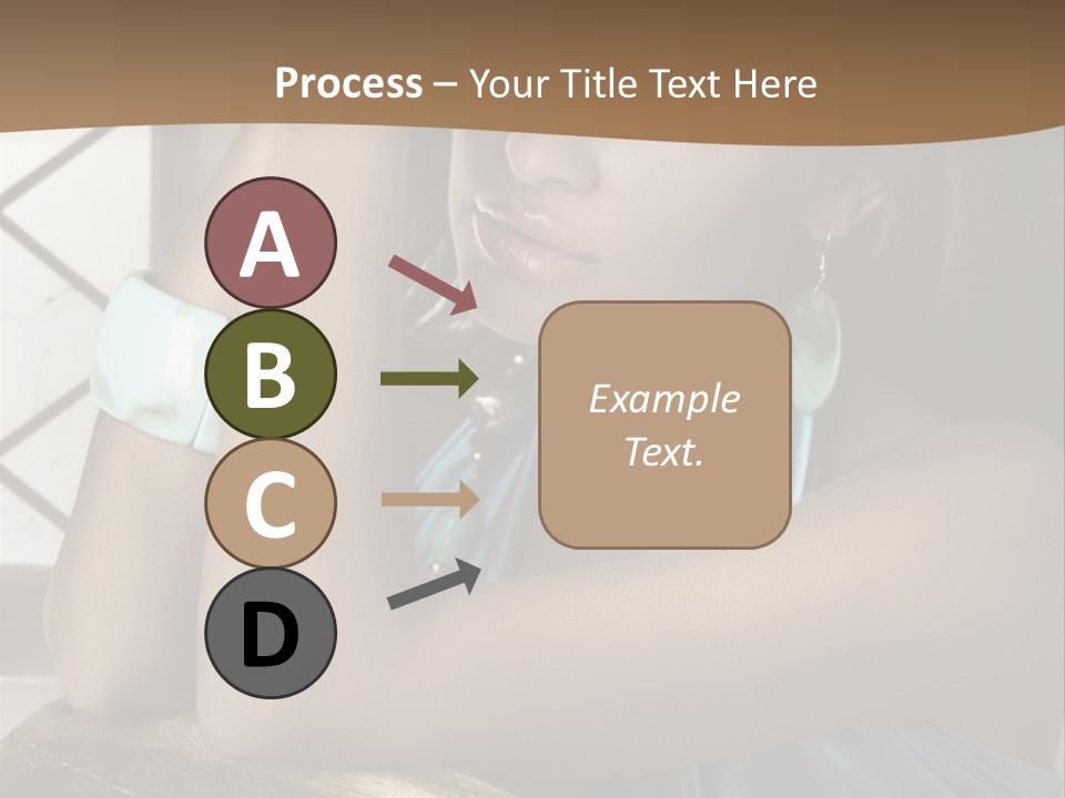 Figure Lips Passion PowerPoint Template