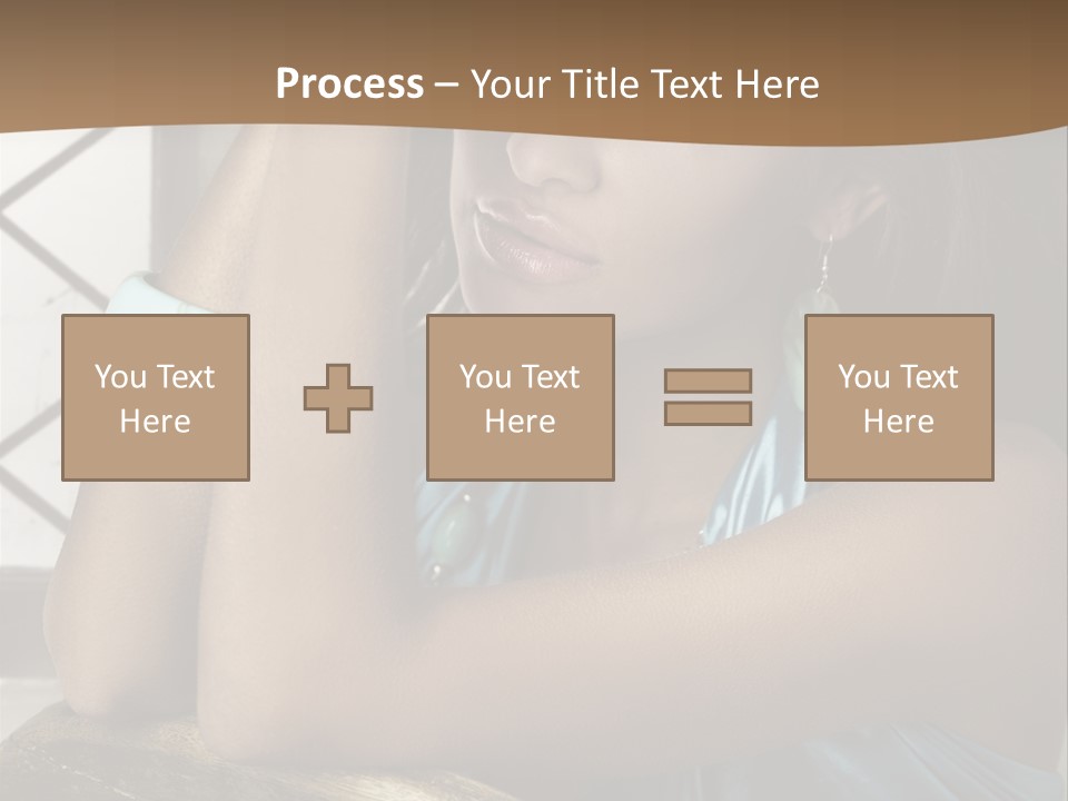 Figure Lips Passion PowerPoint Template