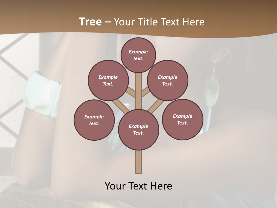 Figure Lips Passion PowerPoint Template