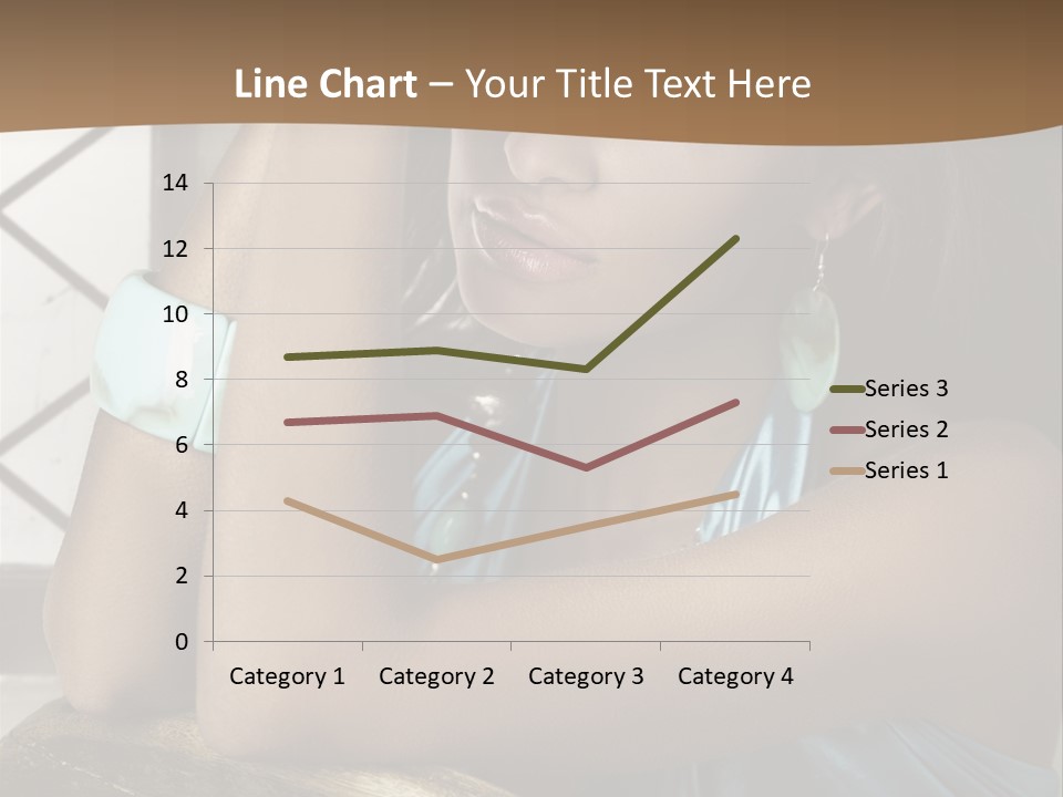 Figure Lips Passion PowerPoint Template