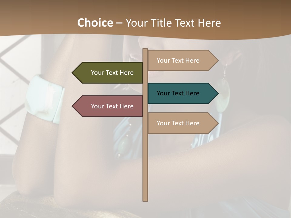 Figure Lips Passion PowerPoint Template