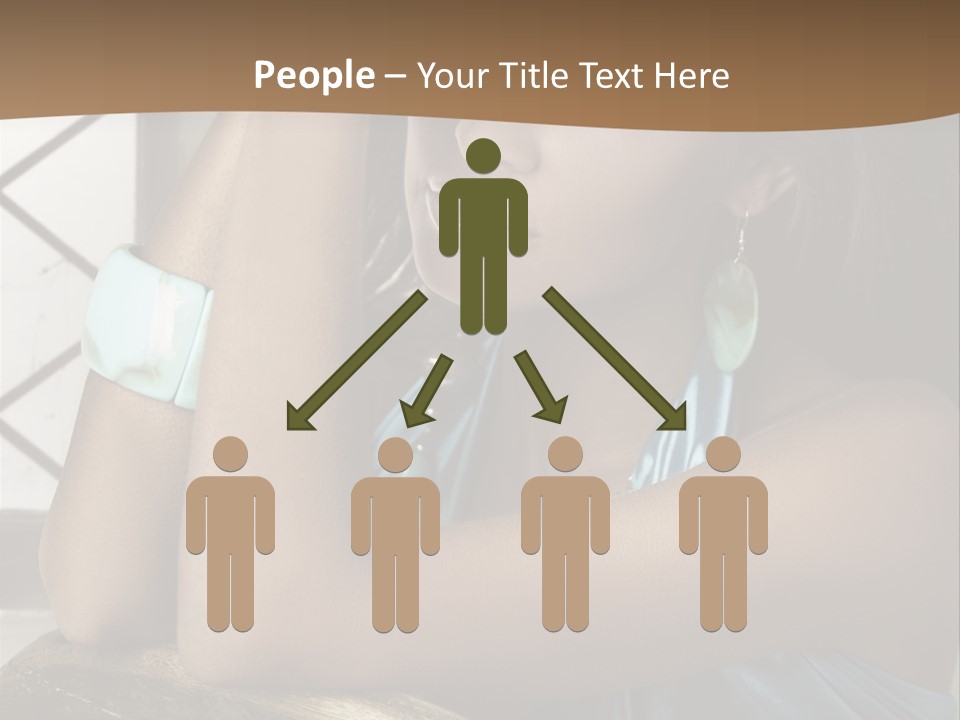 Figure Lips Passion PowerPoint Template