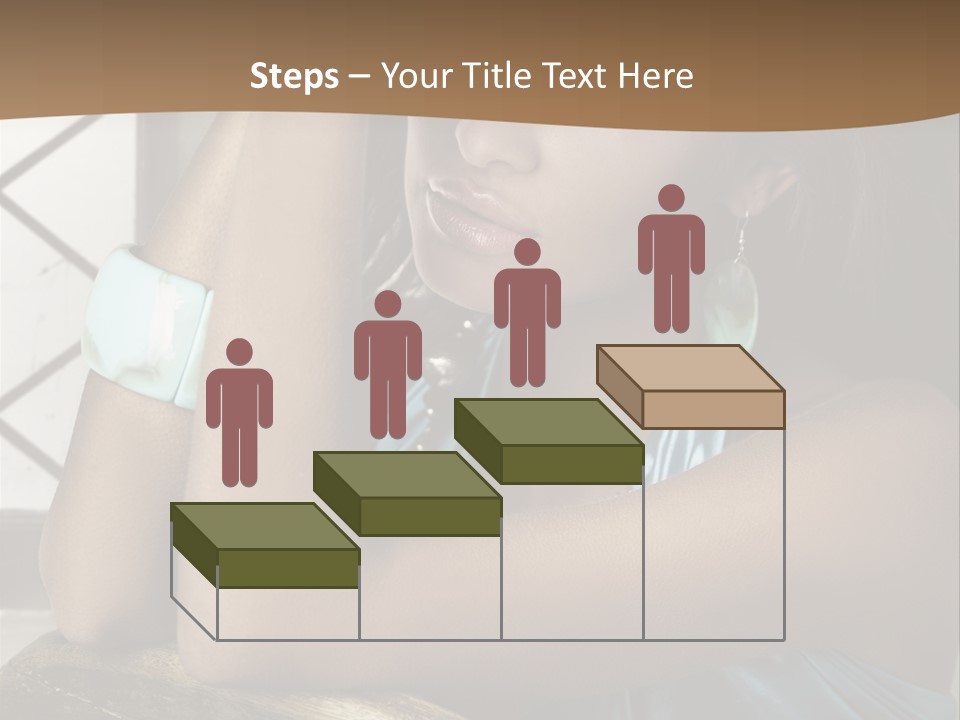 Figure Lips Passion PowerPoint Template