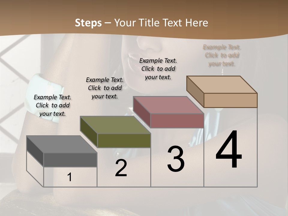 Figure Lips Passion PowerPoint Template