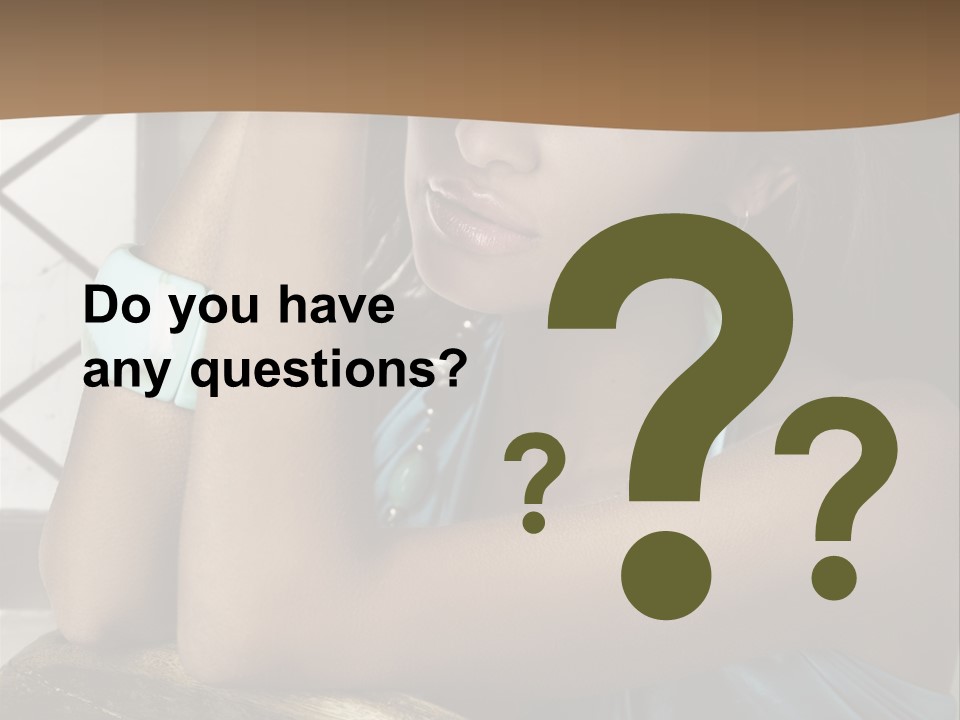 Figure Lips Passion PowerPoint Template