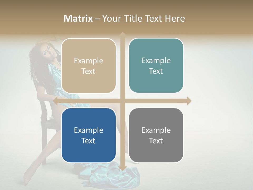 Pretty Lady Fashion PowerPoint Template