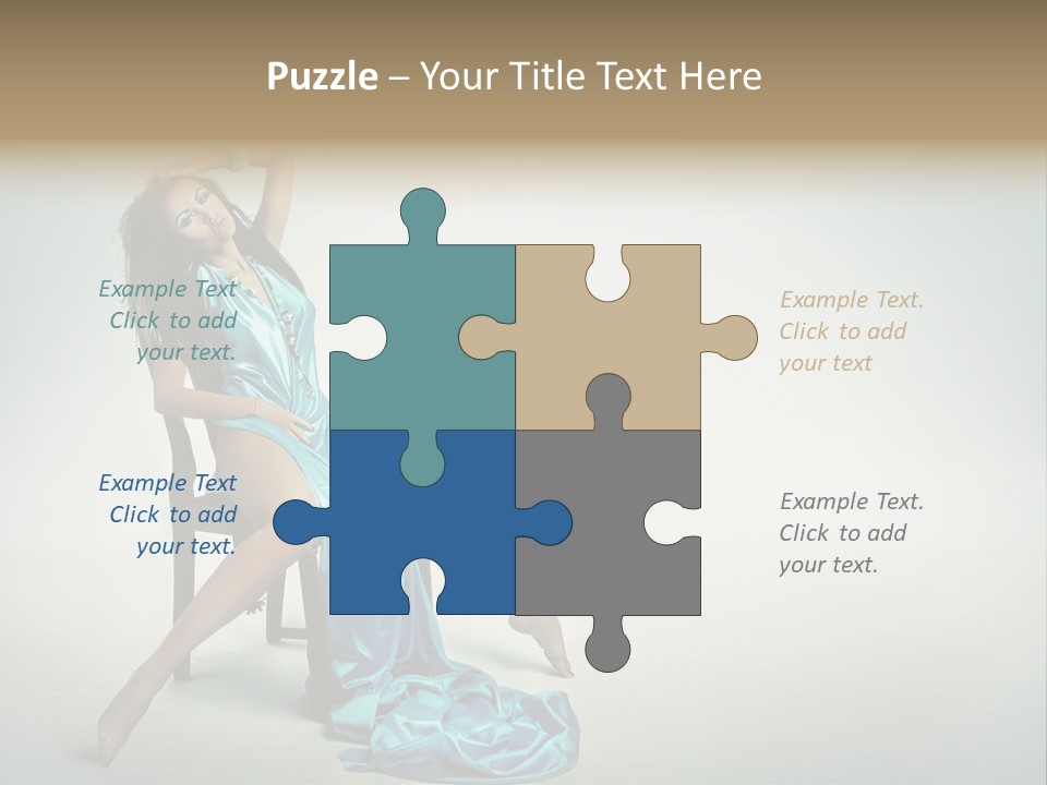 Pretty Lady Fashion PowerPoint Template