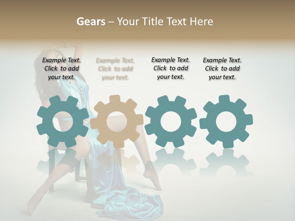 Pretty Lady Fashion PowerPoint Template