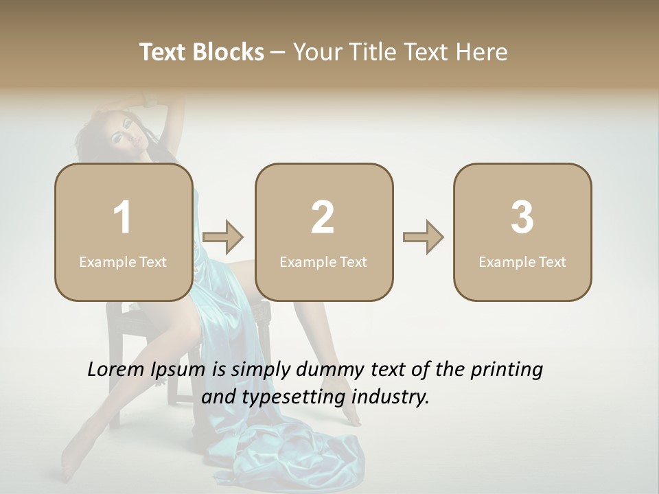 Pretty Lady Fashion PowerPoint Template