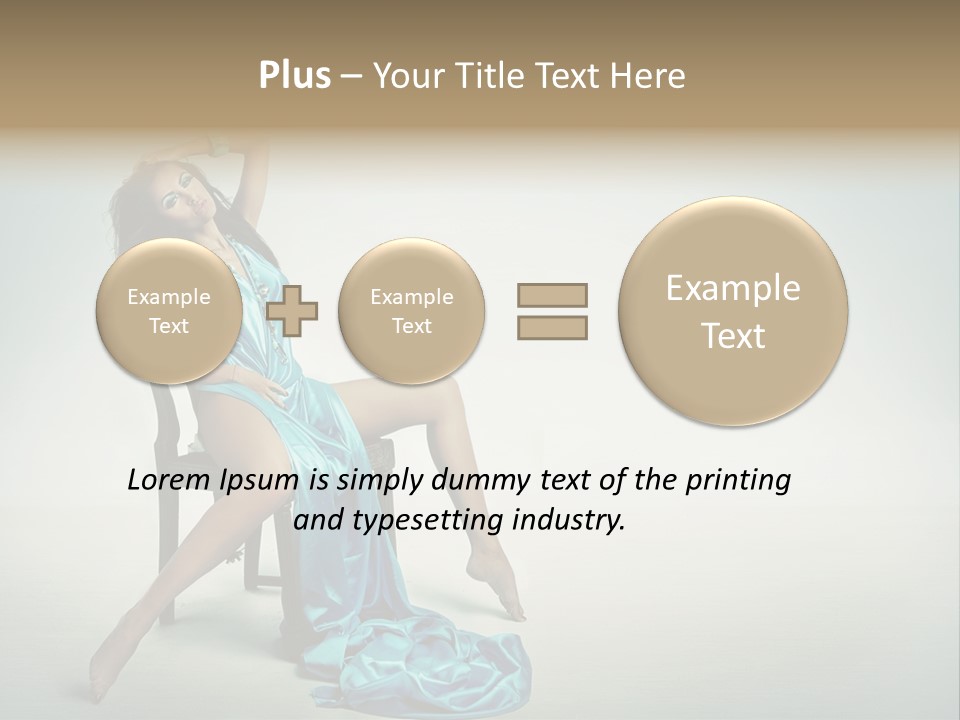 Pretty Lady Fashion PowerPoint Template