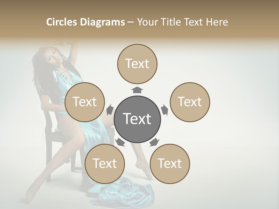 Pretty Lady Fashion PowerPoint Template