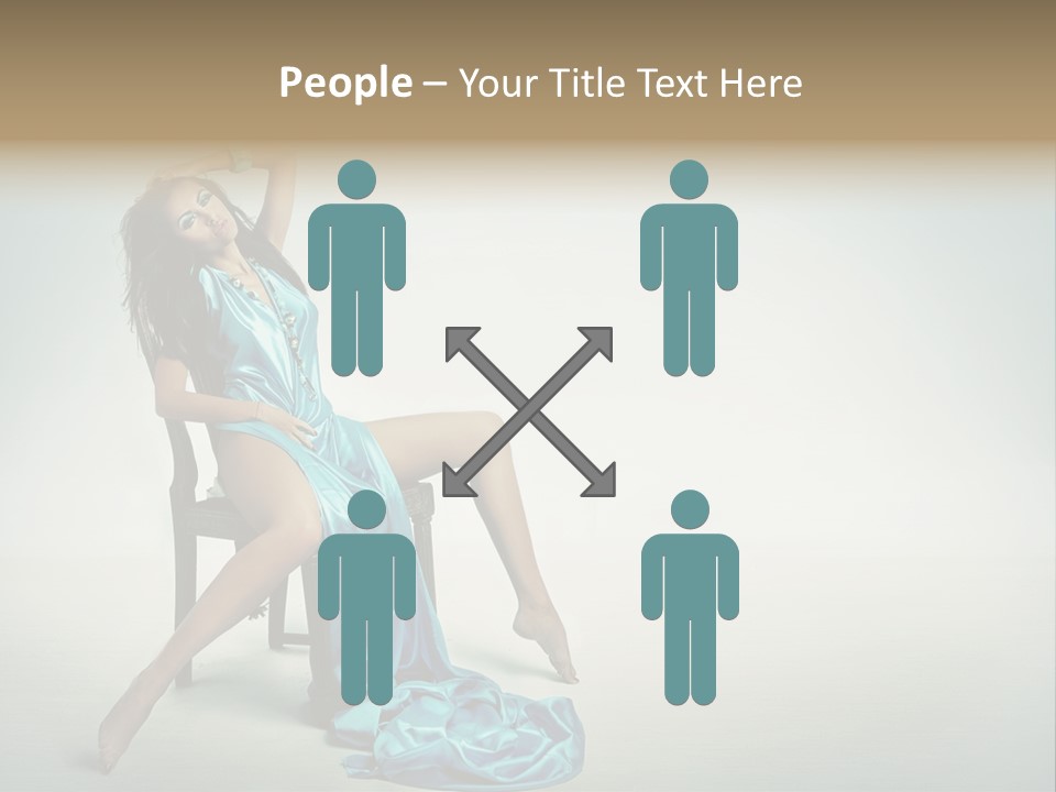 Pretty Lady Fashion PowerPoint Template