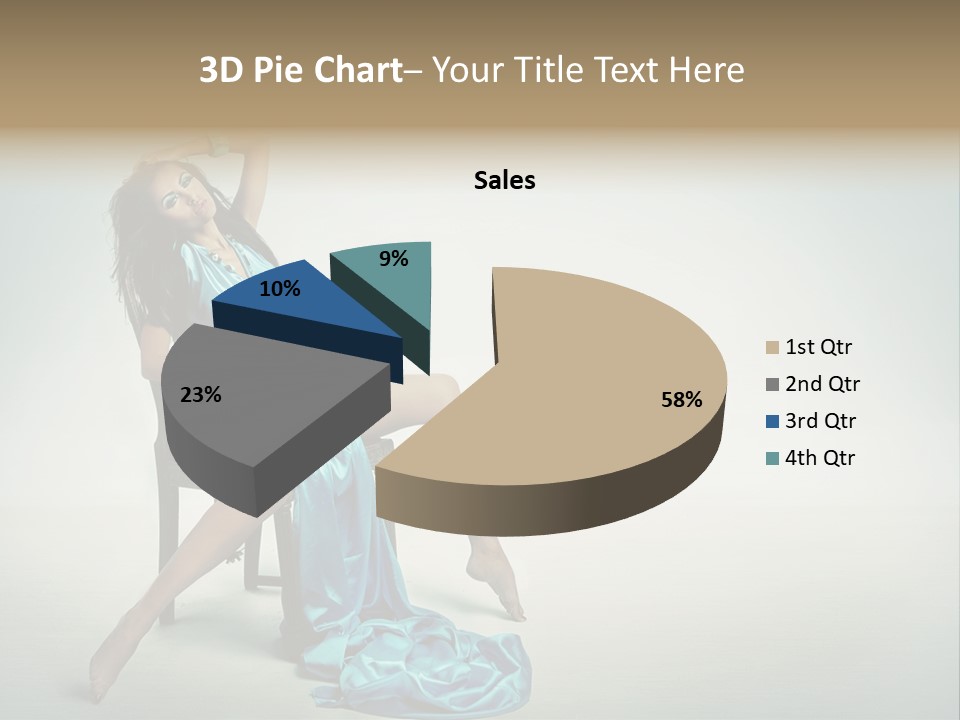 Pretty Lady Fashion PowerPoint Template