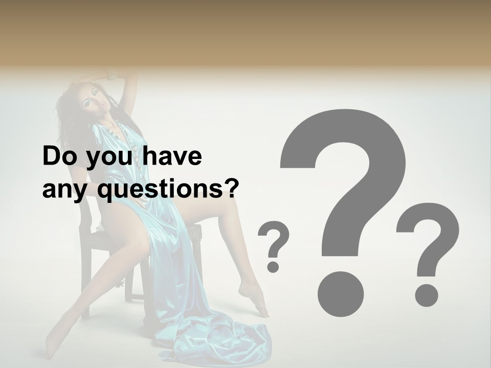 Pretty Lady Fashion PowerPoint Template