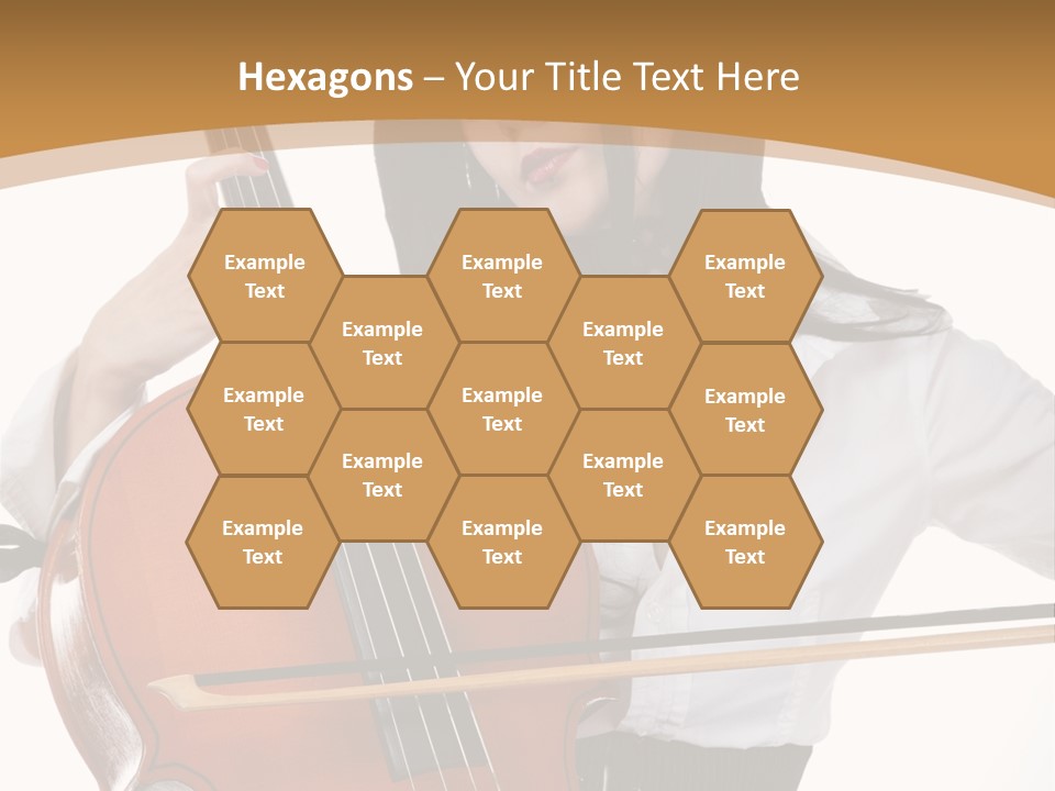 Shirt Beauty Portrait PowerPoint Template