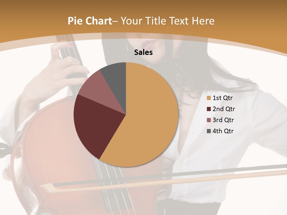 Shirt Beauty Portrait PowerPoint Template