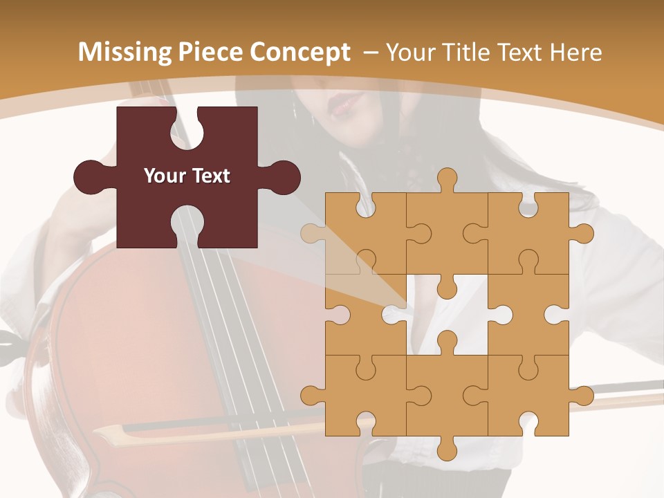 Shirt Beauty Portrait PowerPoint Template