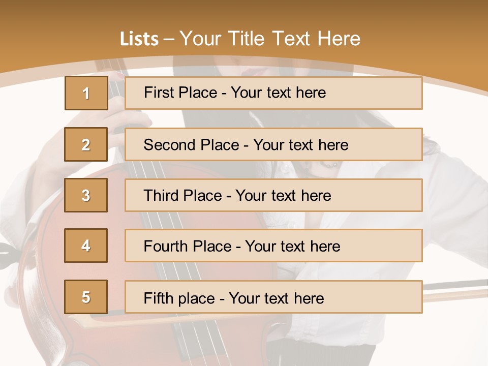 Shirt Beauty Portrait PowerPoint Template