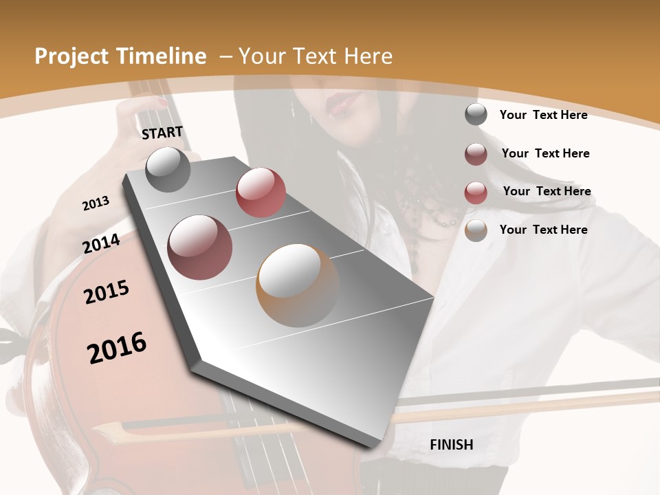 Shirt Beauty Portrait PowerPoint Template