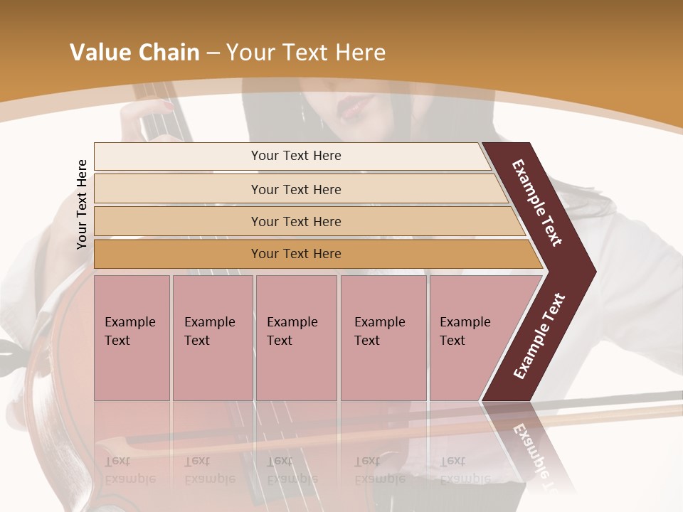 Shirt Beauty Portrait PowerPoint Template