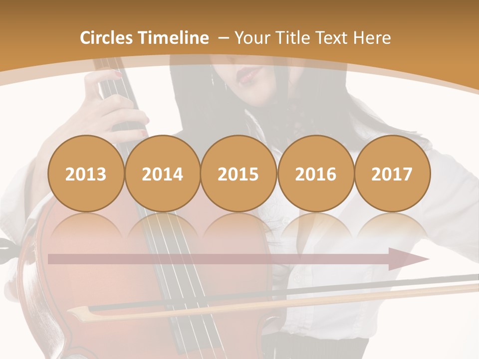 Shirt Beauty Portrait PowerPoint Template