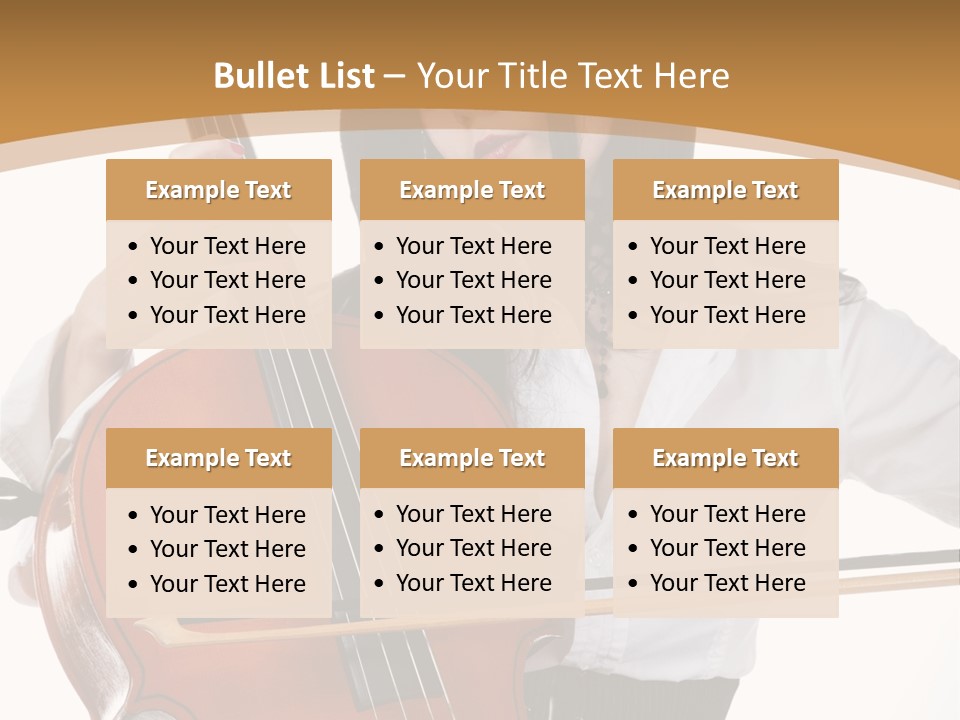 Shirt Beauty Portrait PowerPoint Template