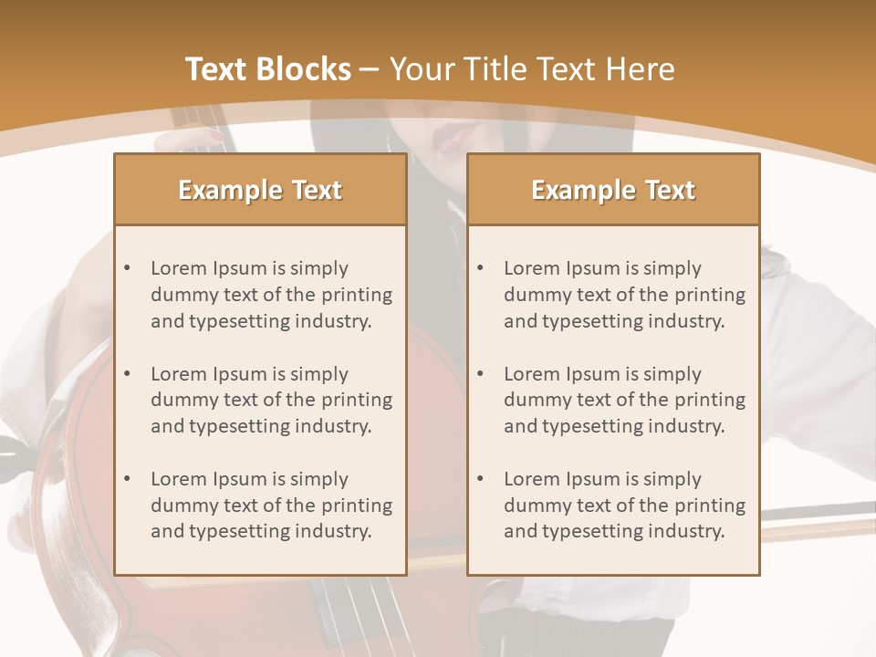 Shirt Beauty Portrait PowerPoint Template