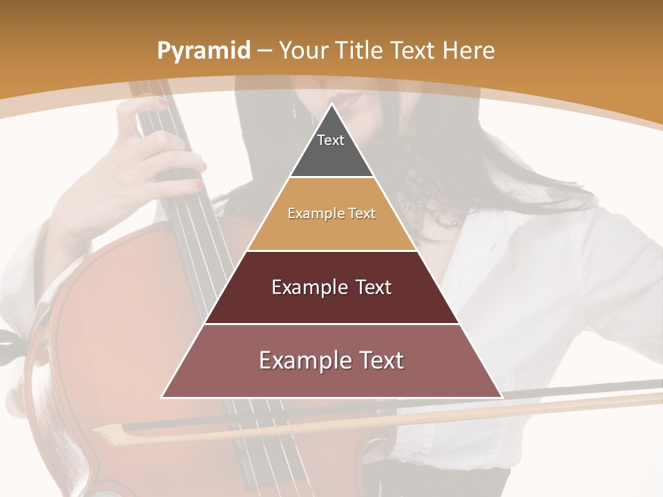 Shirt Beauty Portrait PowerPoint Template