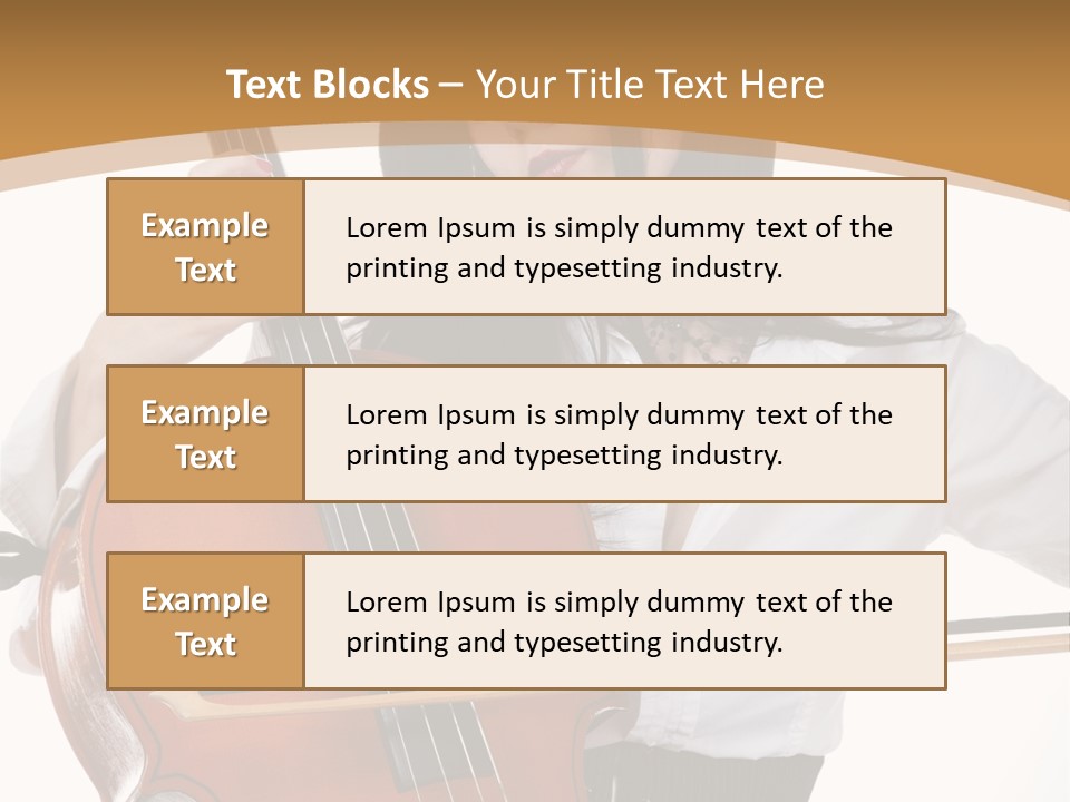 Shirt Beauty Portrait PowerPoint Template