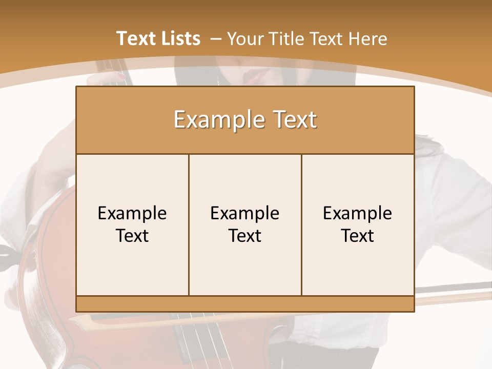 Shirt Beauty Portrait PowerPoint Template