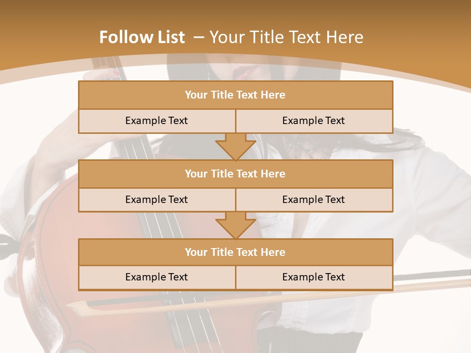 Shirt Beauty Portrait PowerPoint Template