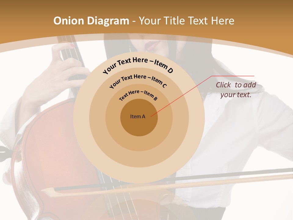 Shirt Beauty Portrait PowerPoint Template