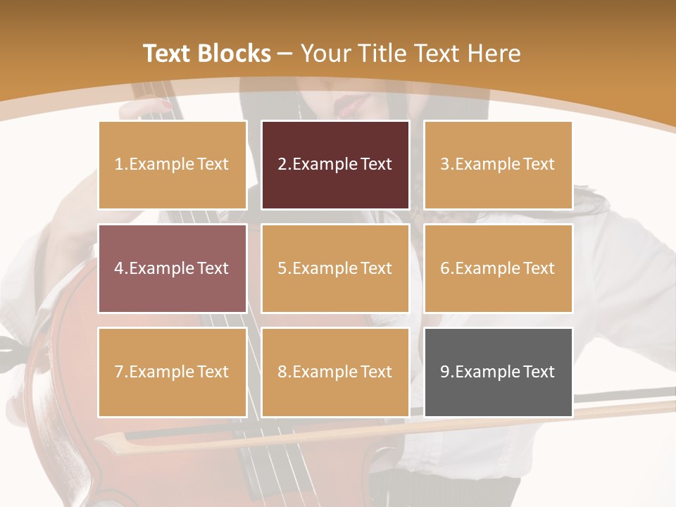 Shirt Beauty Portrait PowerPoint Template