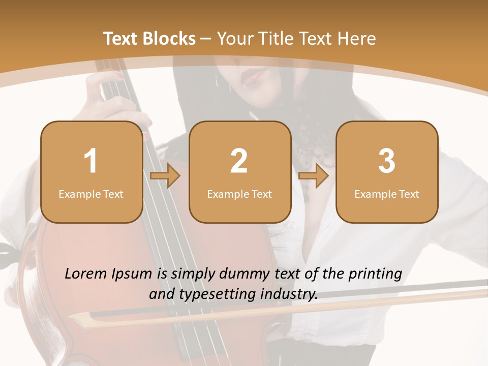 Shirt Beauty Portrait PowerPoint Template