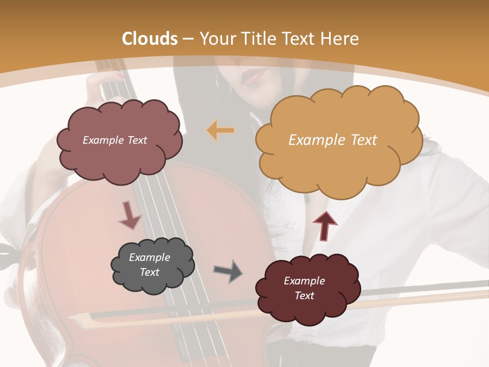 Shirt Beauty Portrait PowerPoint Template