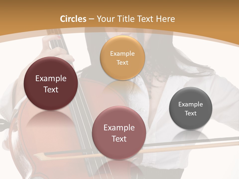 Shirt Beauty Portrait PowerPoint Template