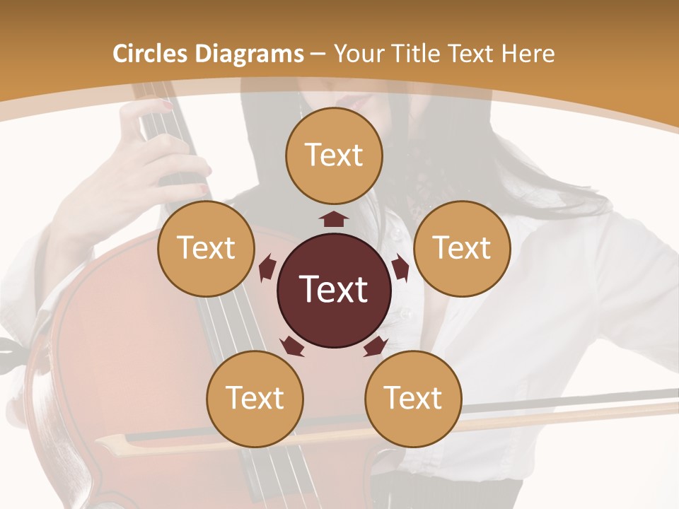 Shirt Beauty Portrait PowerPoint Template