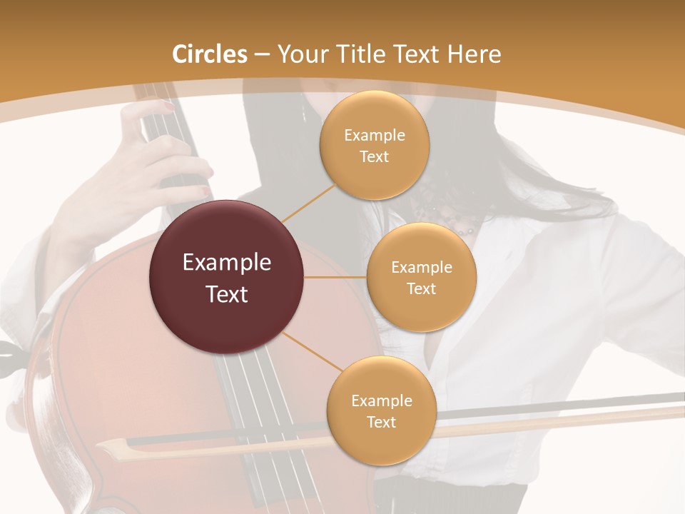 Shirt Beauty Portrait PowerPoint Template