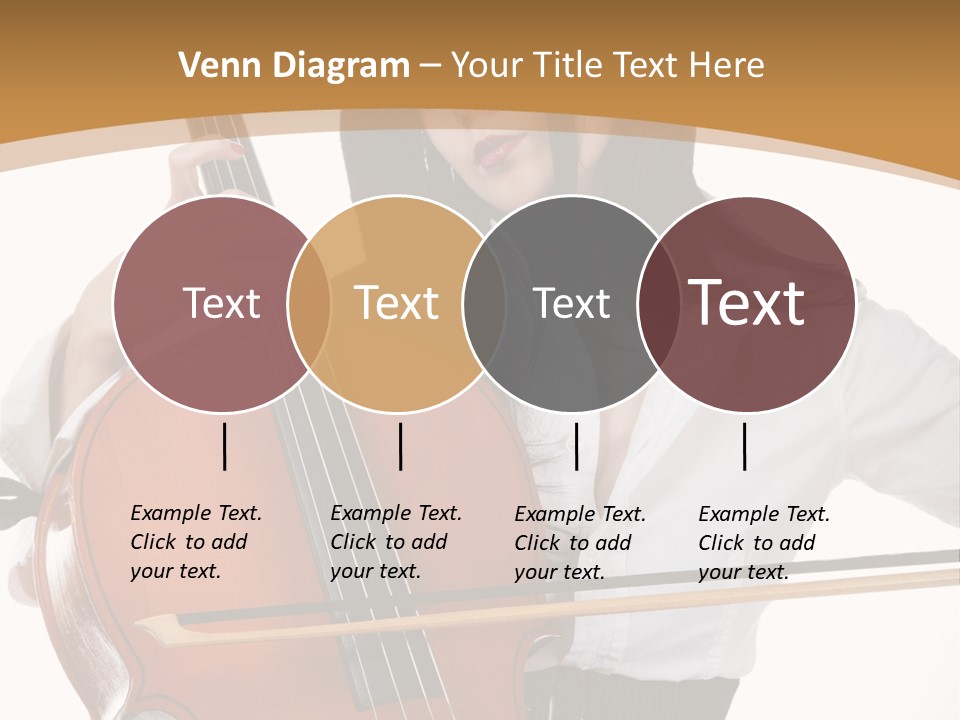 Shirt Beauty Portrait PowerPoint Template