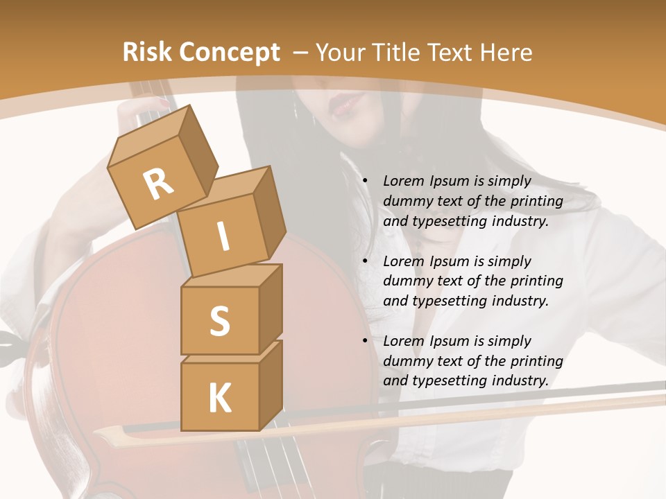 Shirt Beauty Portrait PowerPoint Template