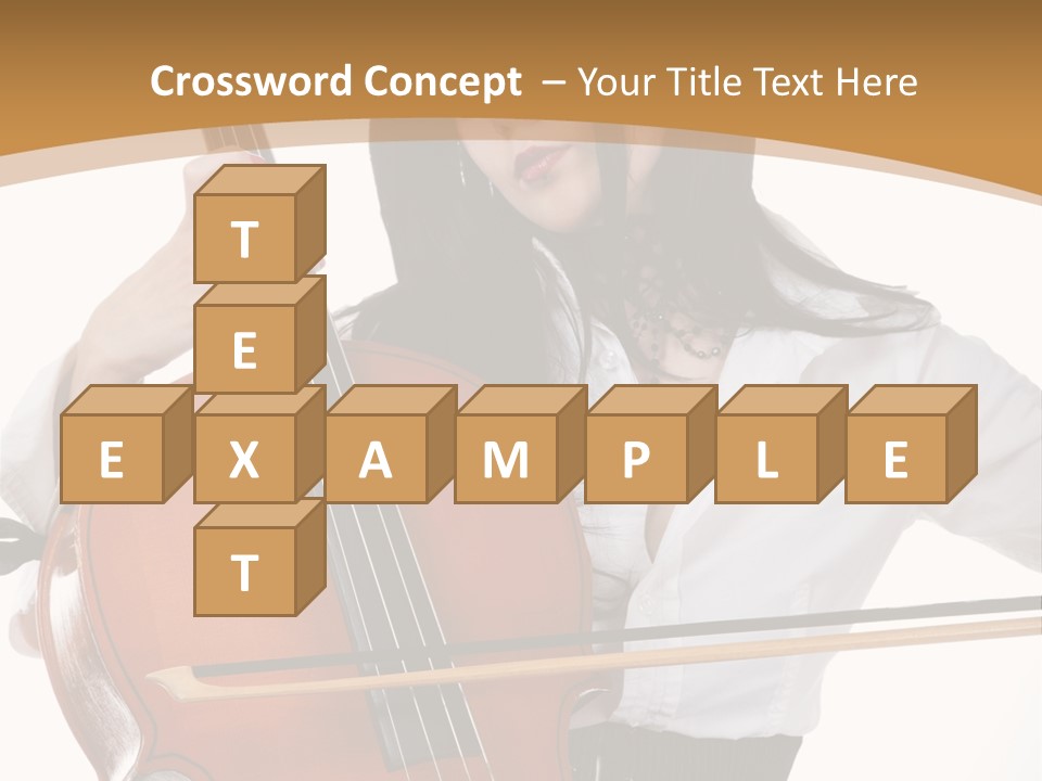 Shirt Beauty Portrait PowerPoint Template