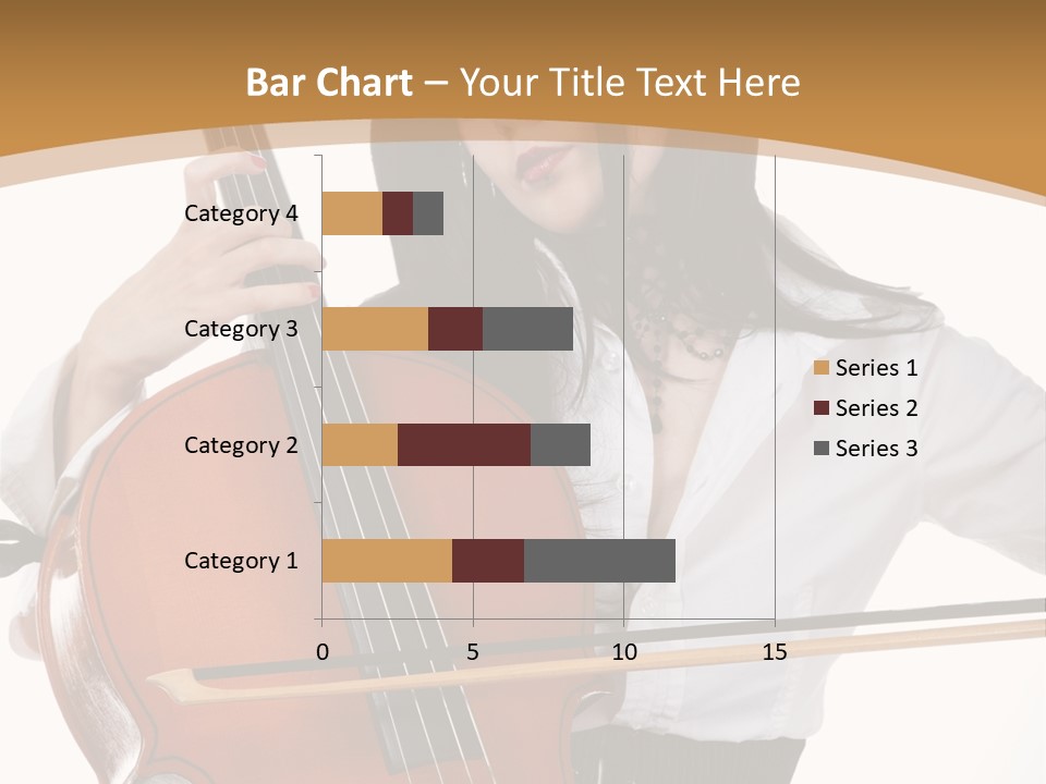 Shirt Beauty Portrait PowerPoint Template