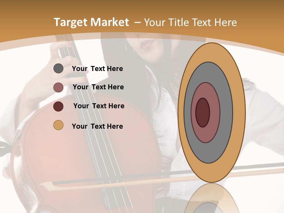 Shirt Beauty Portrait PowerPoint Template