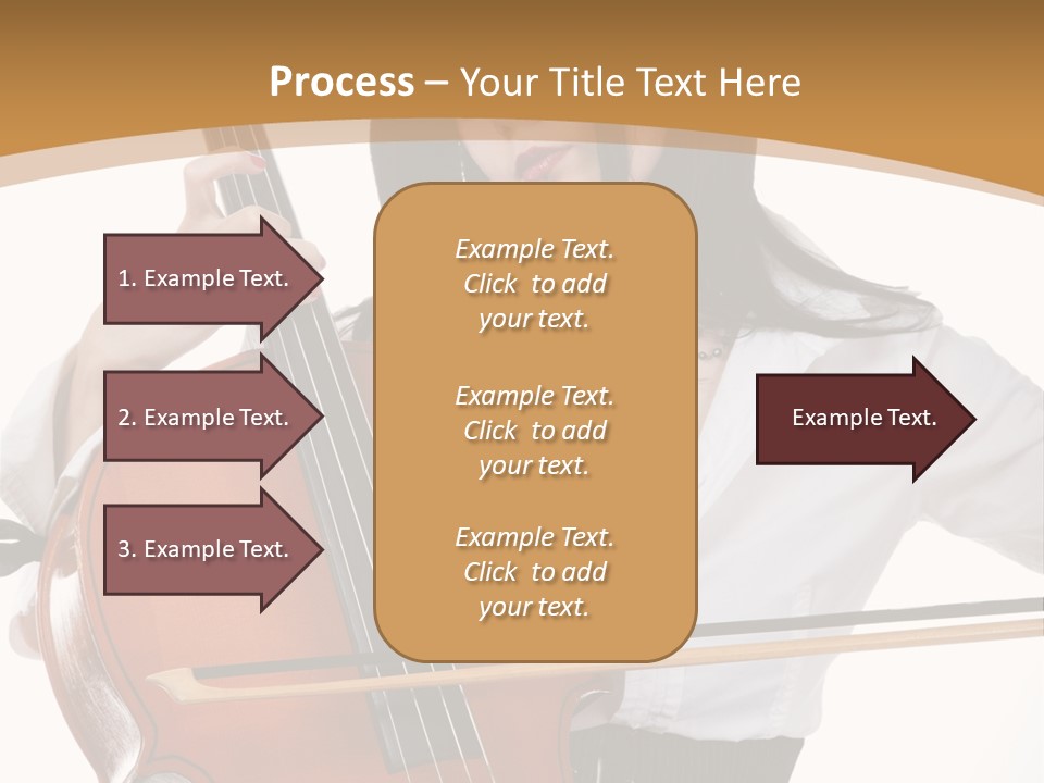 Shirt Beauty Portrait PowerPoint Template