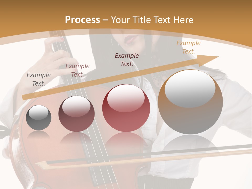 Shirt Beauty Portrait PowerPoint Template