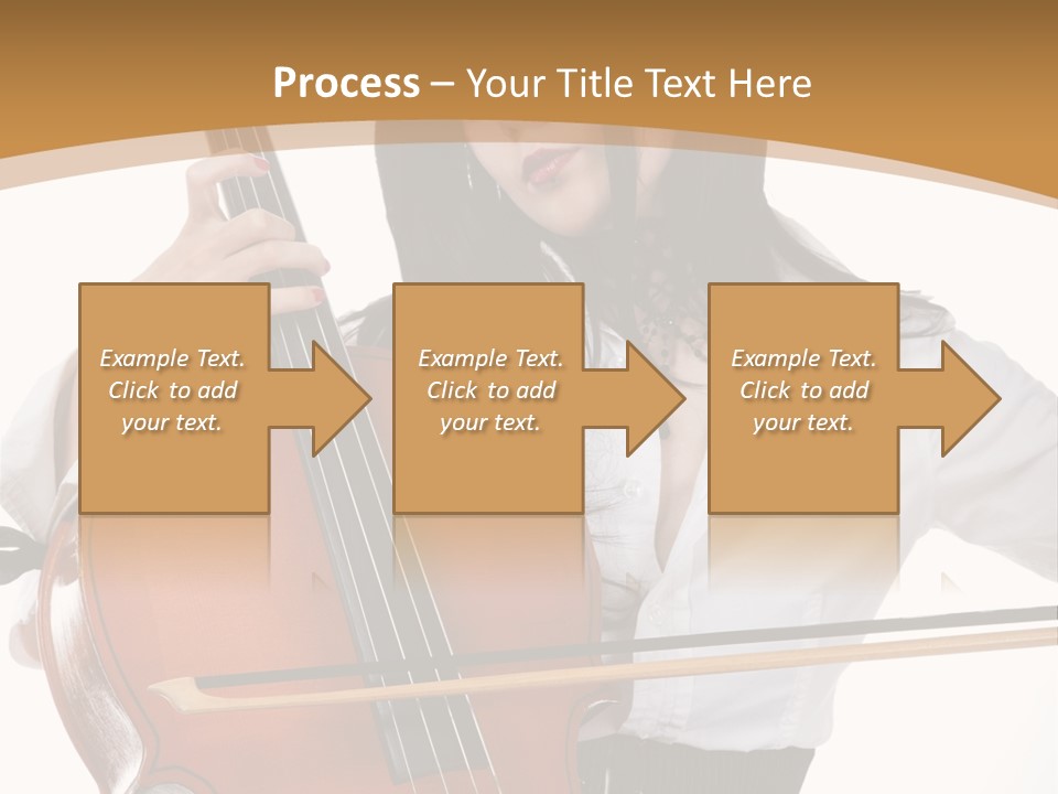 Shirt Beauty Portrait PowerPoint Template