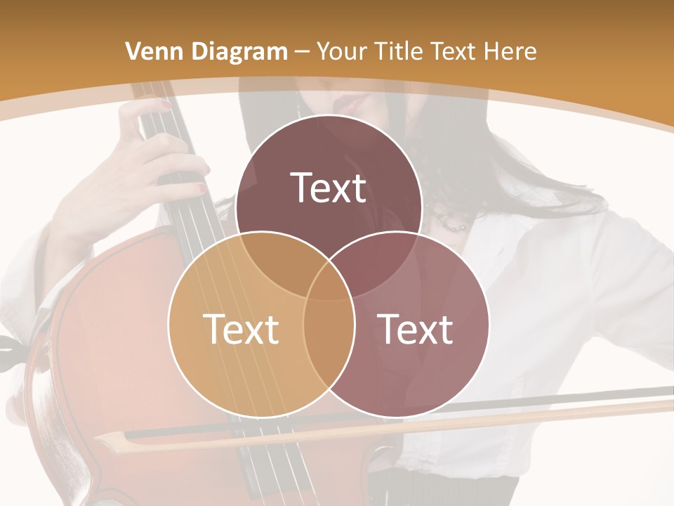 Shirt Beauty Portrait PowerPoint Template