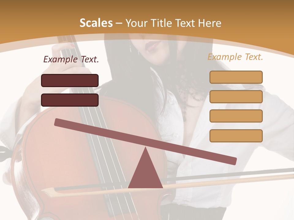 Shirt Beauty Portrait PowerPoint Template