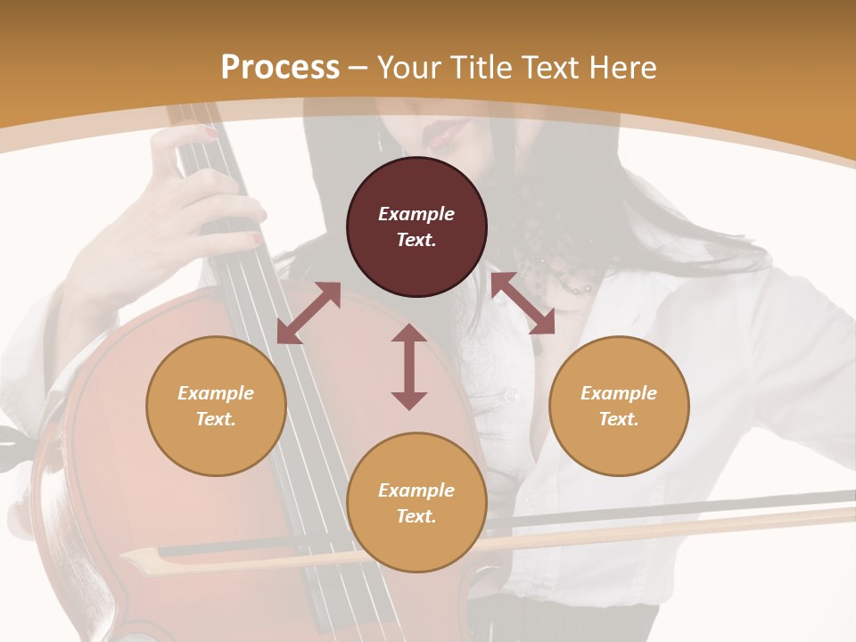 Shirt Beauty Portrait PowerPoint Template