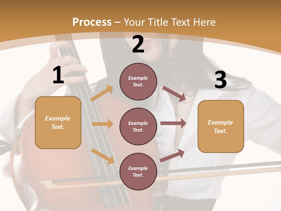 Shirt Beauty Portrait PowerPoint Template